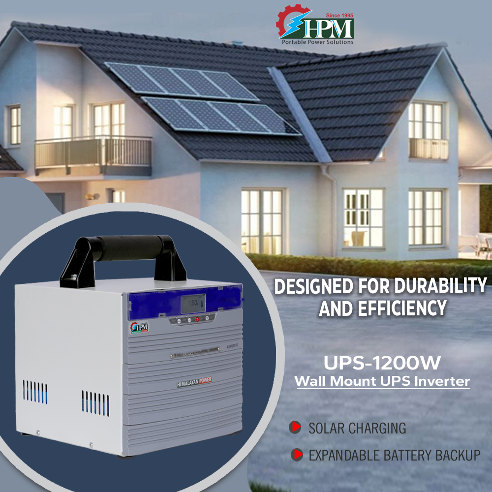 Model UPS-1200W- Portable UPS Inverter ,Inbuilt Lithium Battery